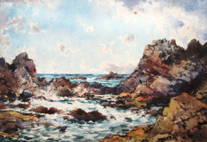 Ile de Bréhat _ Rochers au Phare du Paon