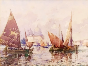 F45 Pêcheur devant Sainte Catherine