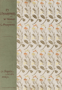 Recueil de 25 lithographies d'après Camille Pissarro.